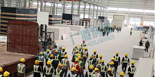 emergency container house project factory