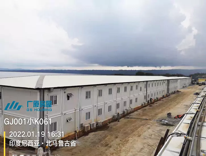prefab container home camp for worker dormitory