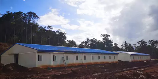 prefab container home camp project case