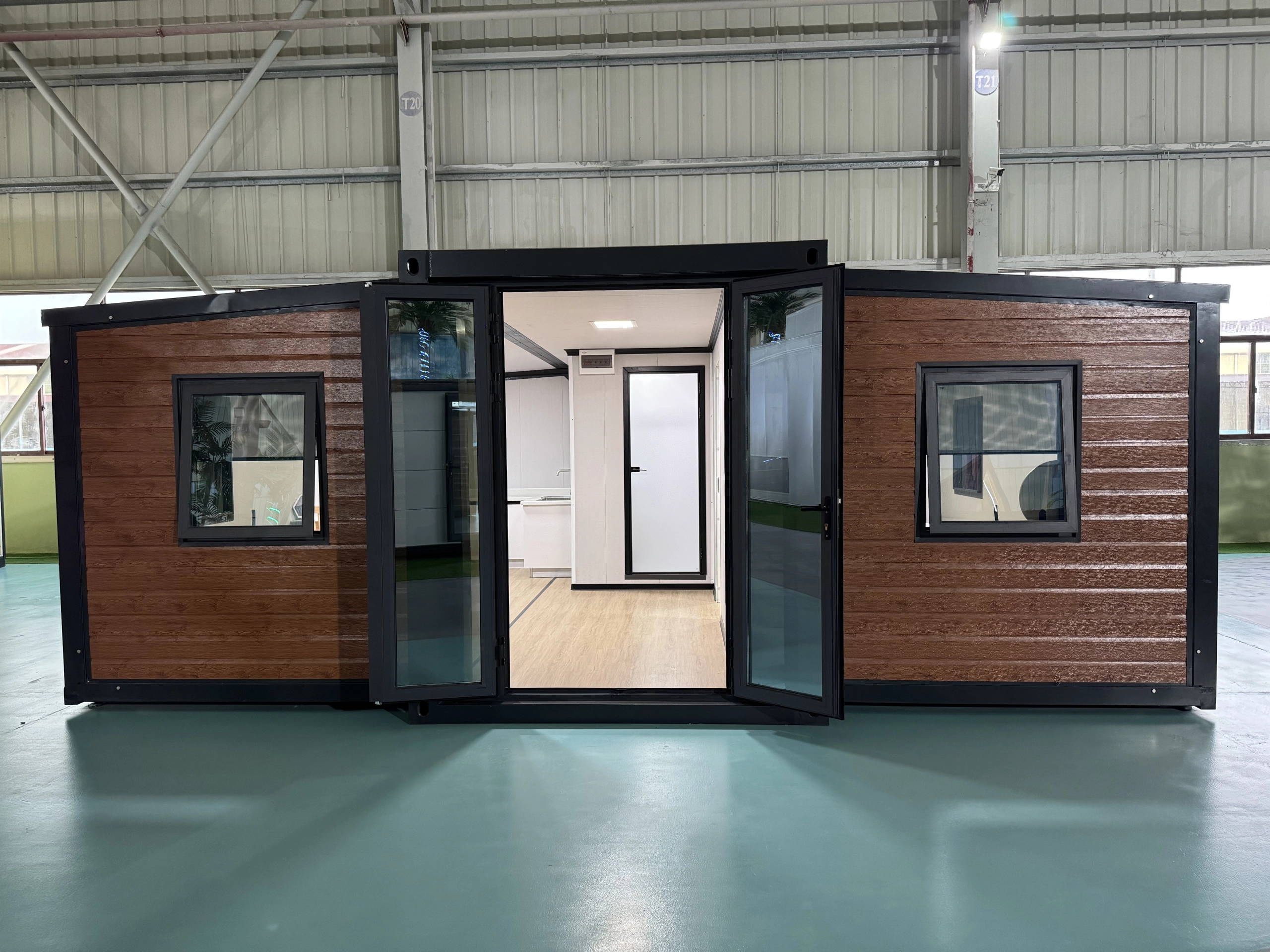 20ft folding expandable container house prefab modular home for living