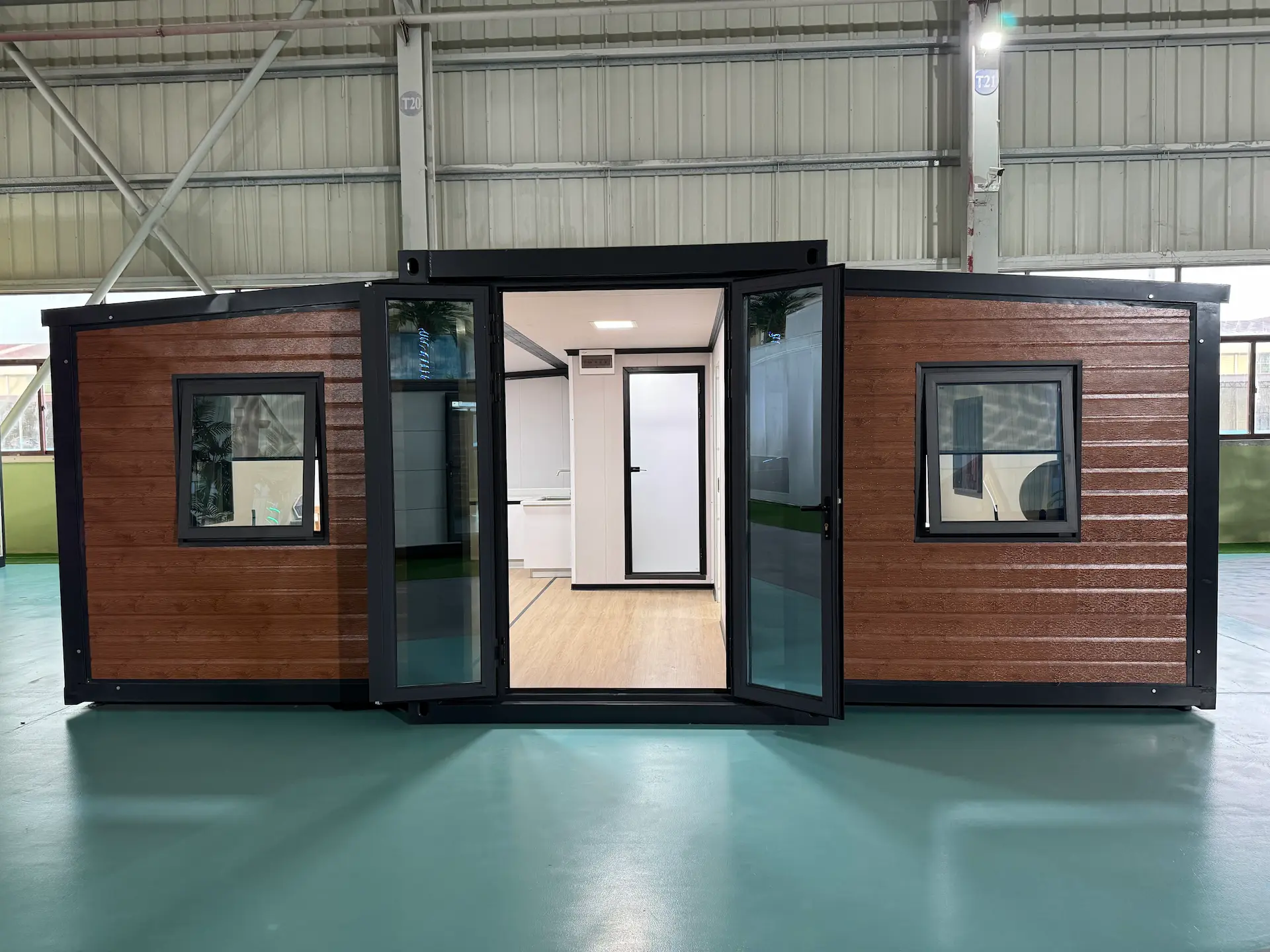 20ft expandable container house modular prefabricated housing solution