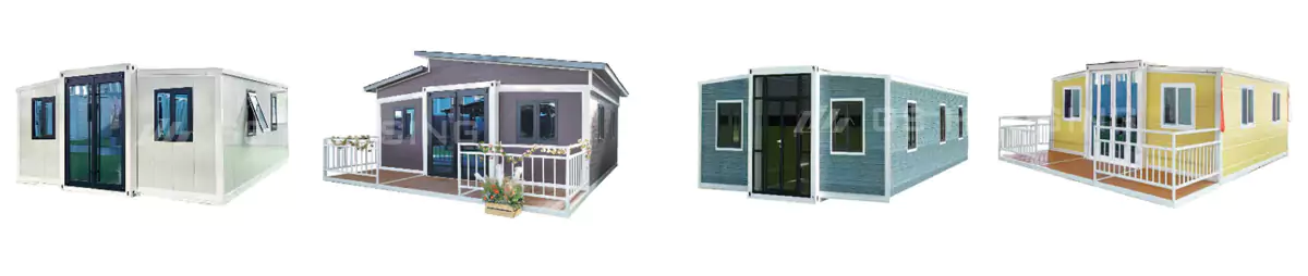 30ft expandable container house exterior view modular foldable housing design