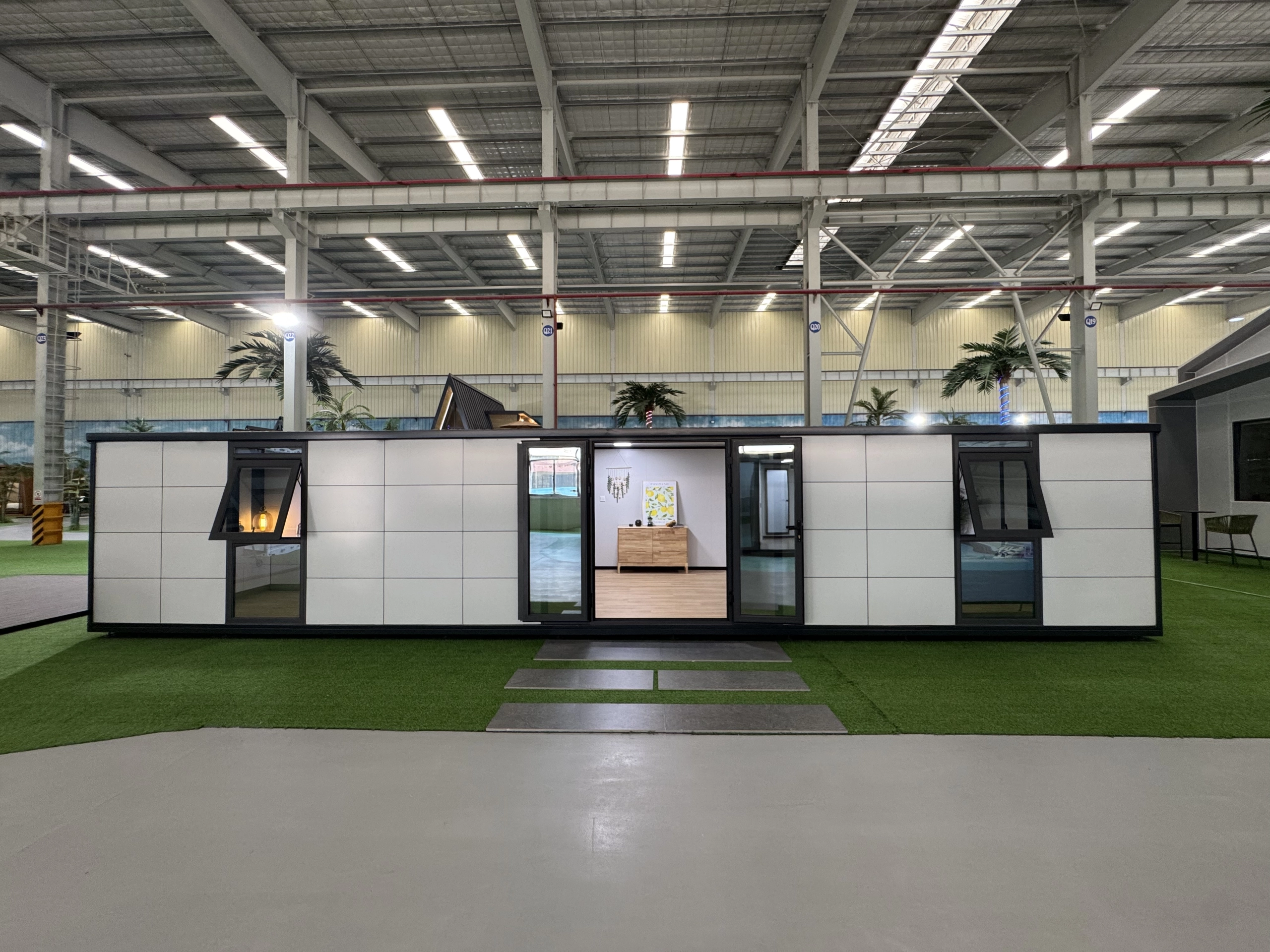 40ft large expandable container house prefabricated modular home