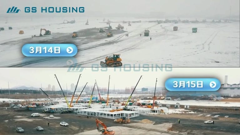 container house projects rapidly setup