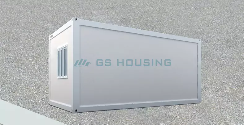 Multi-functional flat packed container house modular building solution