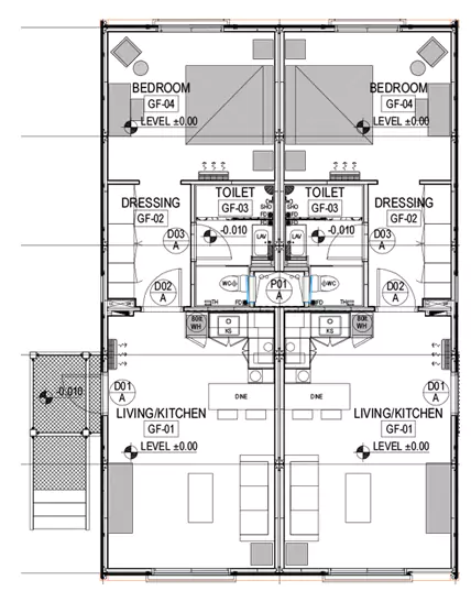 type-a-container-house-wall-panel-structure Type-A container house wall panel structure rock wool insulation sandwich panel