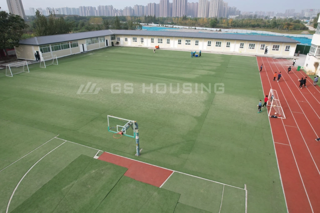 prefab building in school